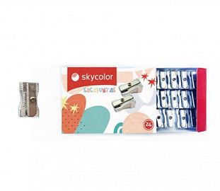 SACAPUNTAS DE METALSKYCOLOR CJ X24